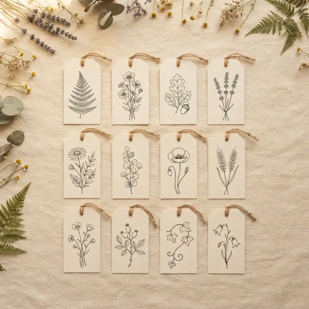 Geschenkanhänger-Set – Gratis-Download – Bild 1