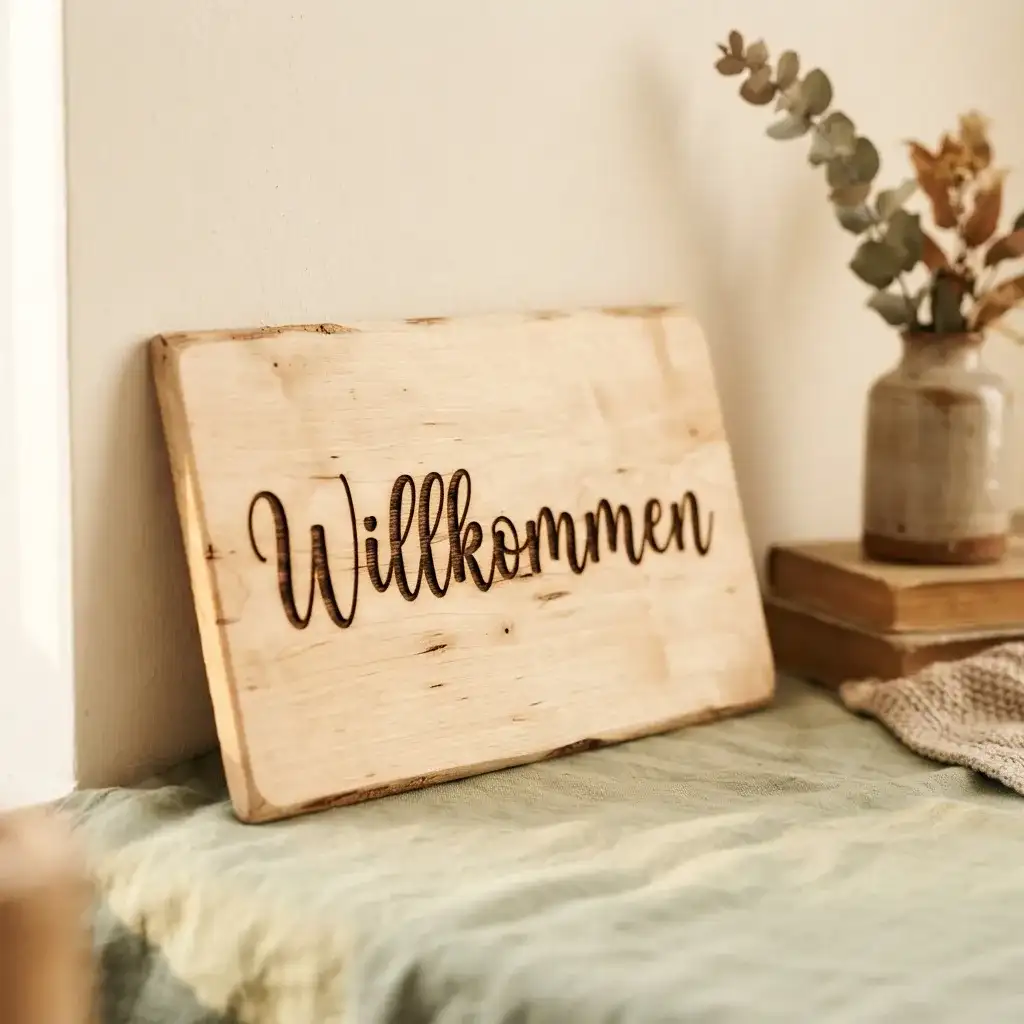 Schriftzug-Set „Willkommen" – Plotterdatei – Bild 2