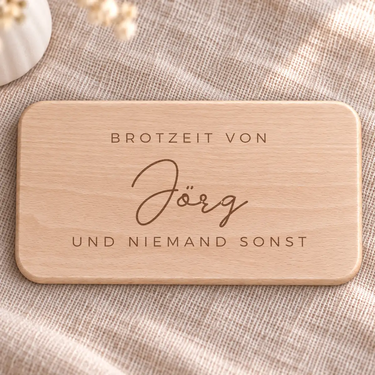 Brotzeitbrett mit Namen – Bild 1